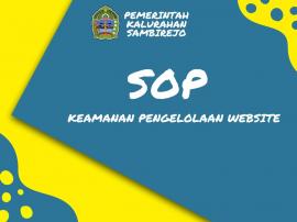 SOP KEAMANAN PENGELOLAAN WEBSITE