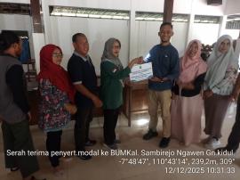 Pemkal Sambirejo Berikan Penyertaan Modal Kepada BUMKal Senilai 276 juta